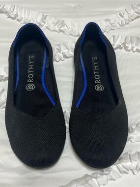 Rothy's Black Flats with Round Toe 10W